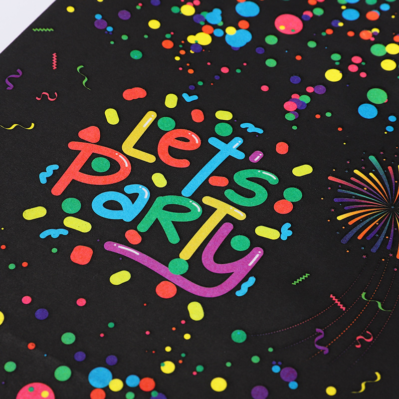 ถุงกระดาษเรืองแสงในสีเข้มถุงซา - Let'S Party Event Supply บทวิจารณ์และราคา