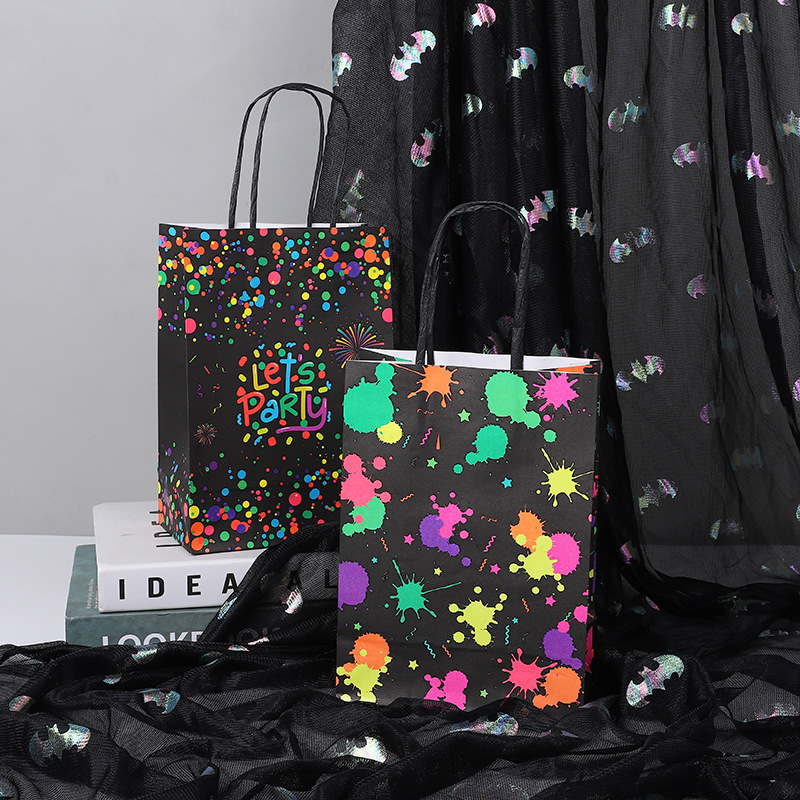 ถุงกระดาษเรืองแสงในสีเข้มถุงซา - Let'S Party Event Supply บทวิจารณ์และราคา