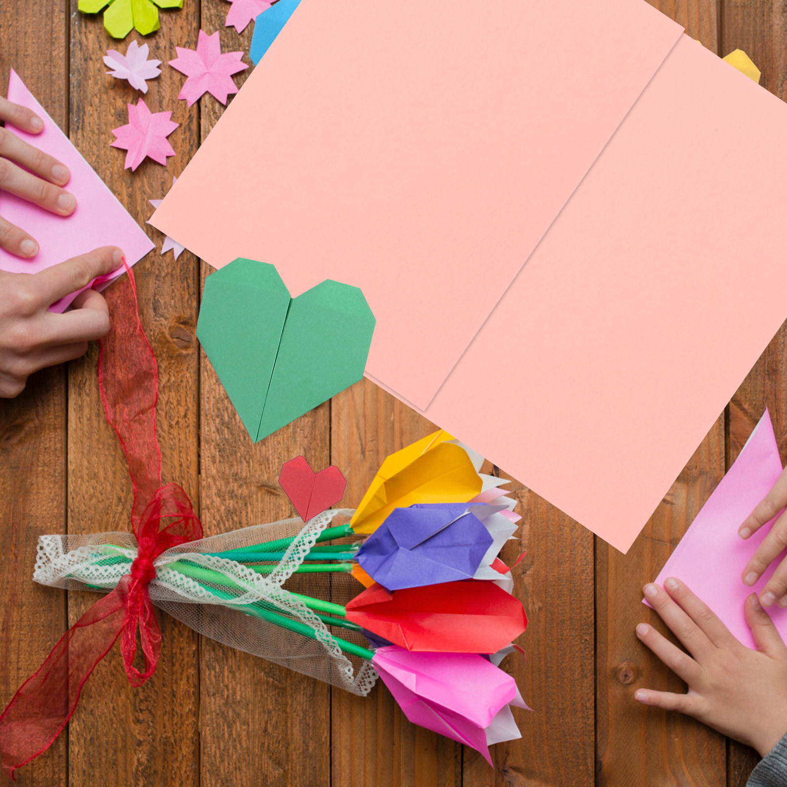 กระดาษการ์ดสีชมพู 20 แผ่น กระด - Papercraft Supply Invitation บทวิจารณ์และราคา