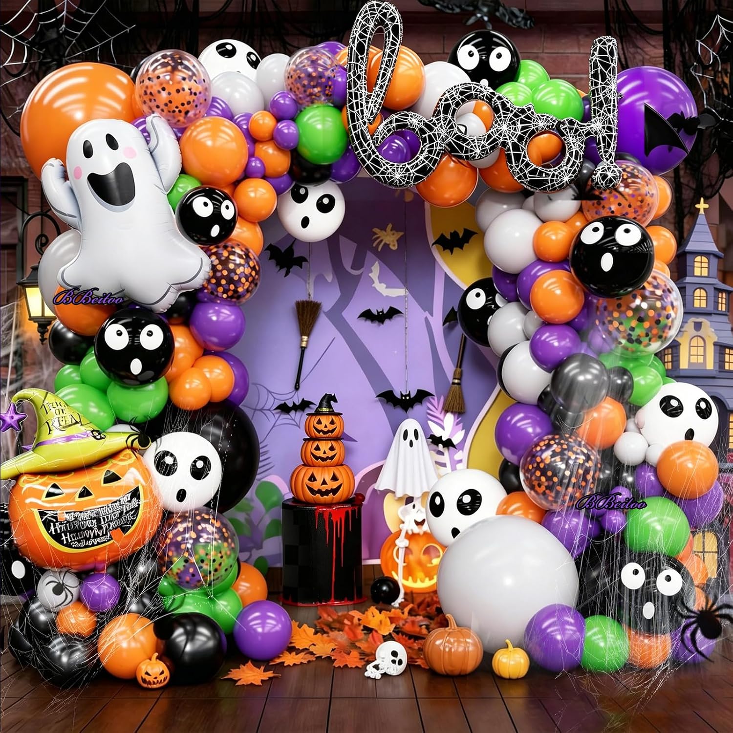 ชุดลูกโป่งฮาโลวีน 184 ชิ้น พร้ - Balloon Arch Kit บทวิจารณ์และราคา
