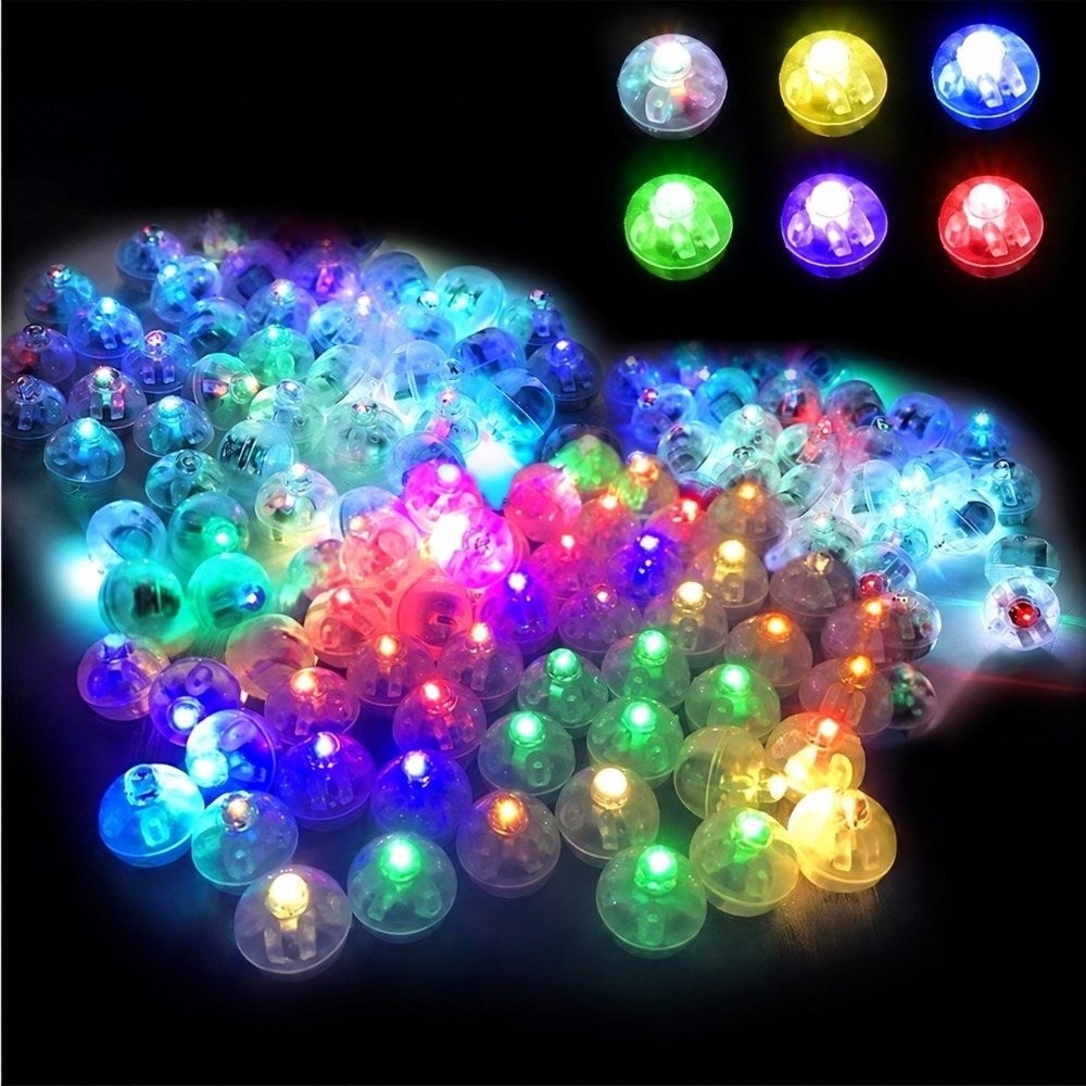 50 ชิ้น ไฟลูกโป่ง LED กระพริบ  - Led Balloon Light บทวิจารณ์และราคา