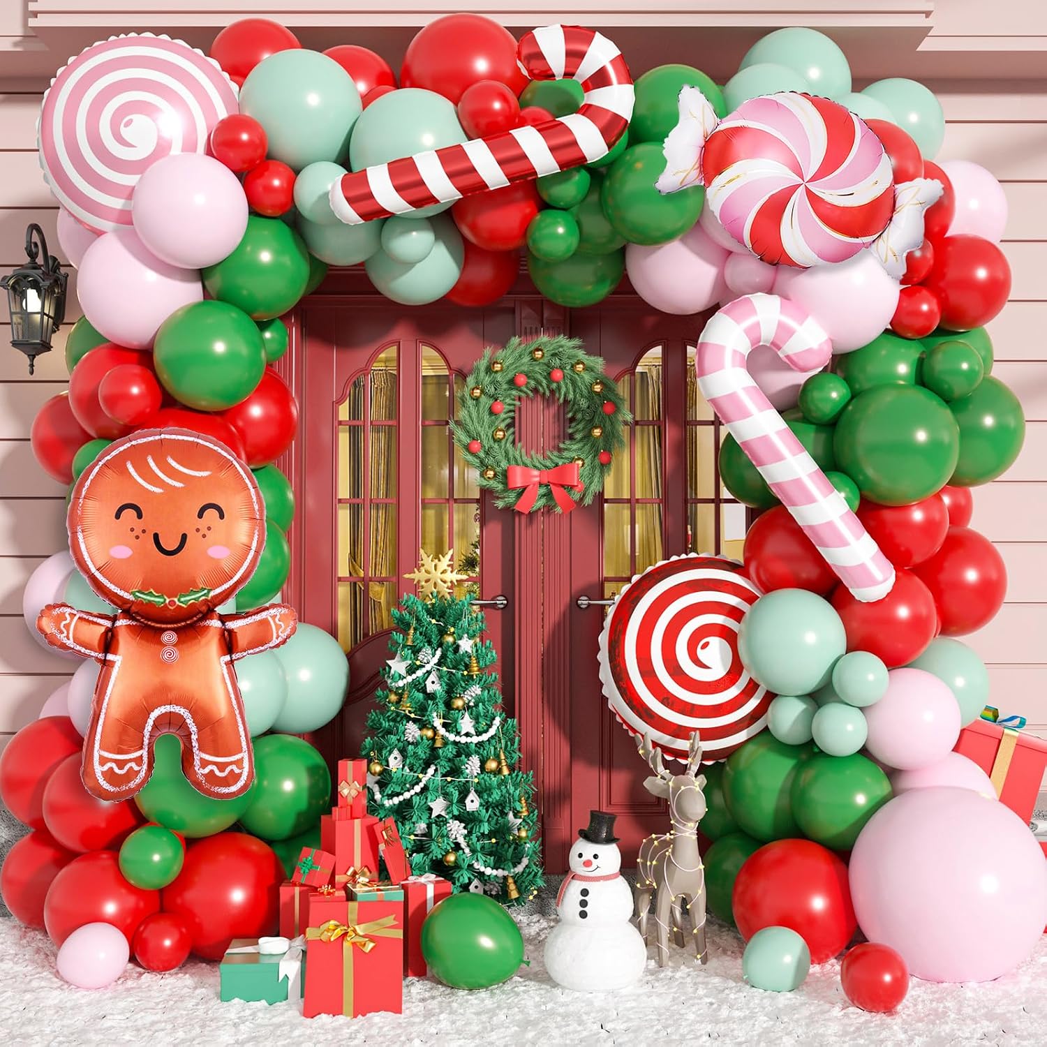 ชุดตกแต่งซุ้มลูกโป่งคริสต์มาส  - Balloon Arch Kit บทวิจารณ์และราคา