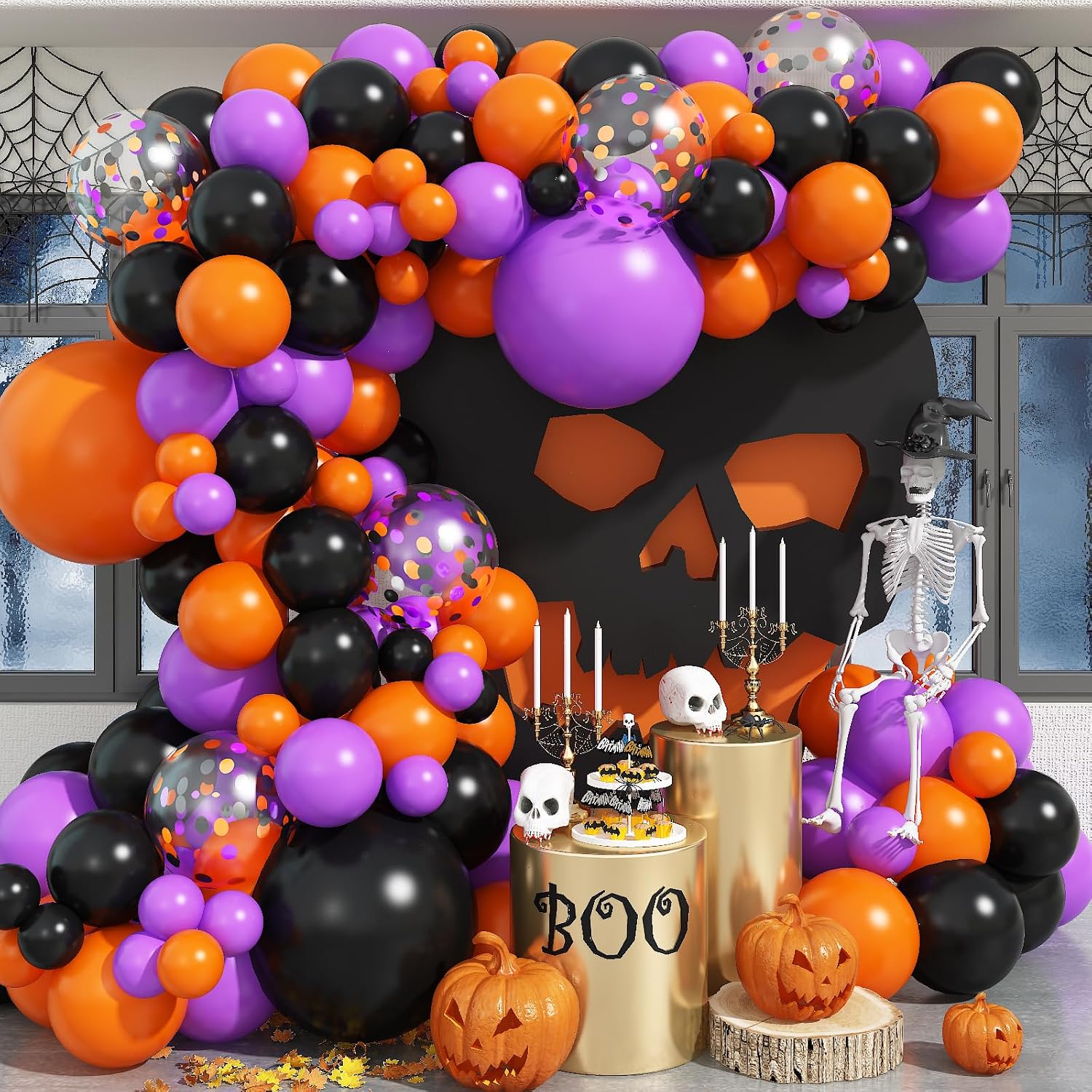 ชุดตกแต่งซุ้มลูกโป่งฮาโลวีน Jo - Balloon Arch Kit บทวิจารณ์และราคา