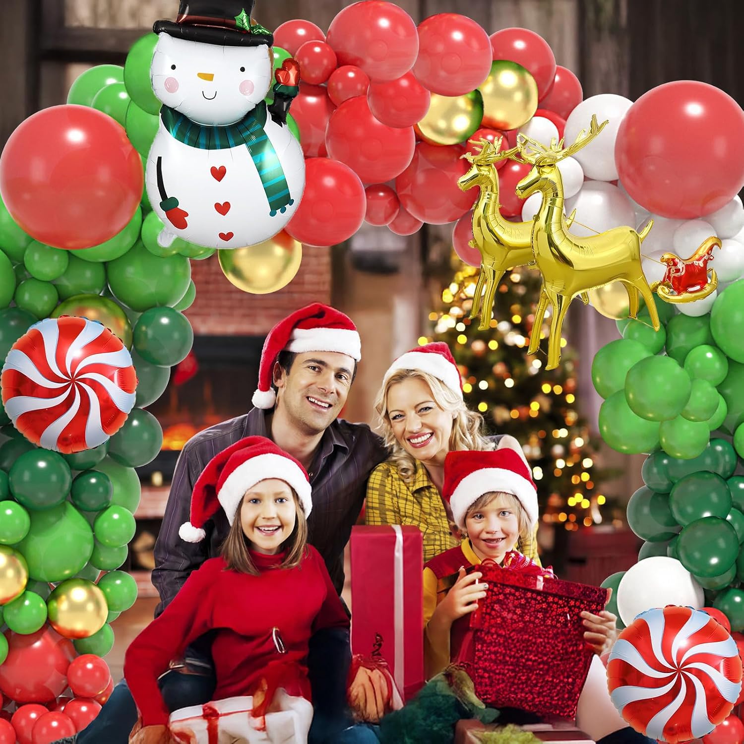 ชุดลูกโป่งคริสต์มาส 183 ชิ้น พ - Balloon Arch Kit บทวิจารณ์และราคา