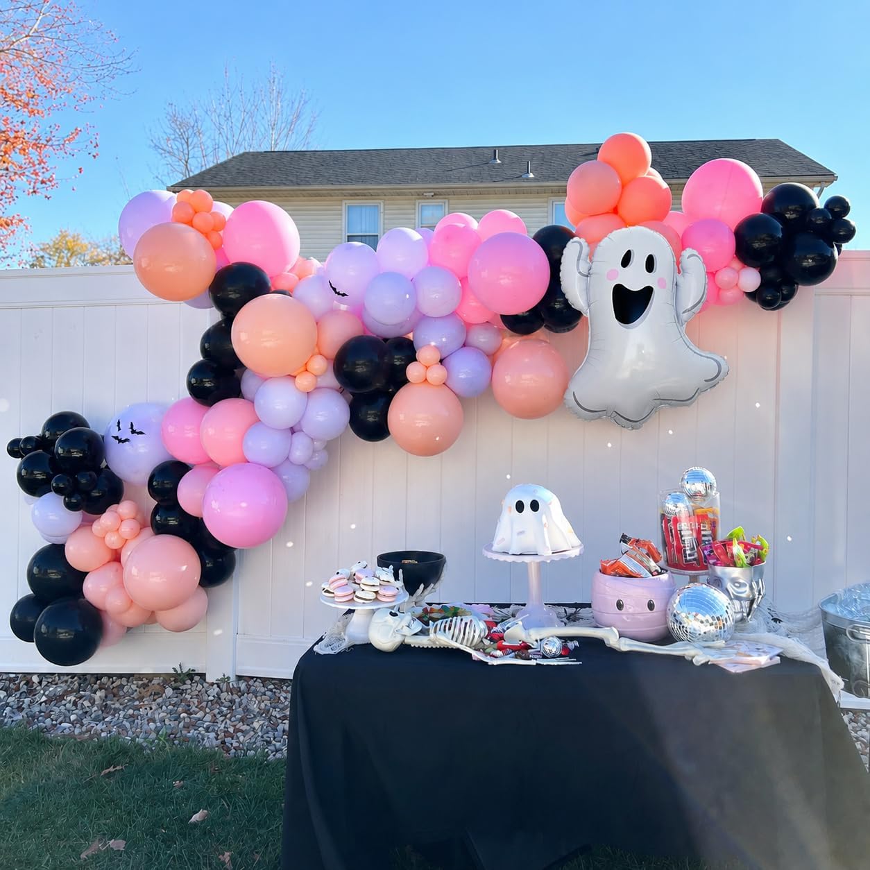 ชุดลูกโป่งตกแต่งฮาโลวีนพร้อมสต - Balloon Arch Kit บทวิจารณ์และราคา