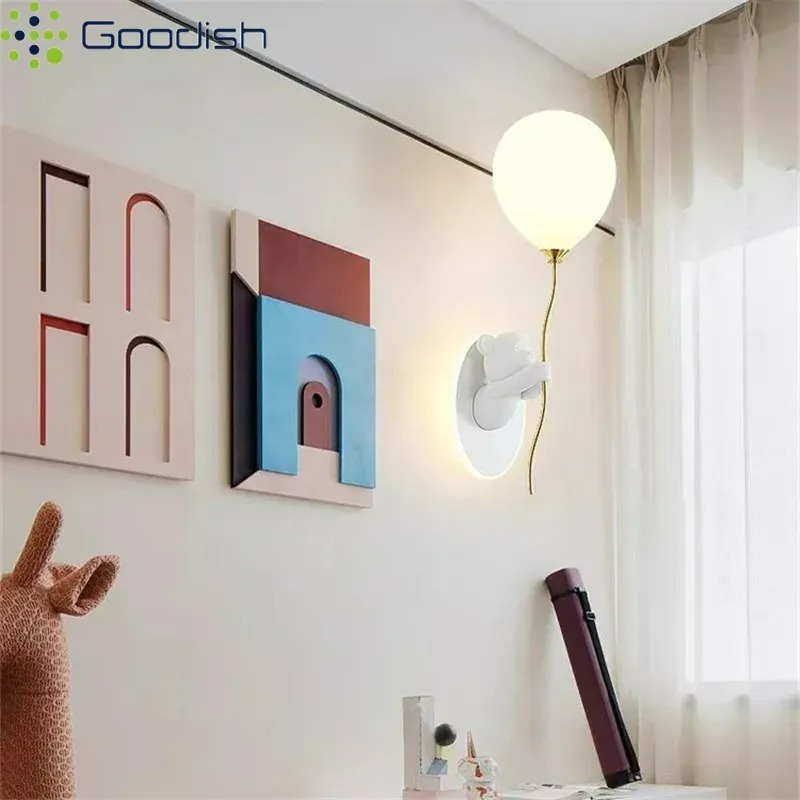โคมไฟติดผนังการ์ตูนอิตาลี รูปห - Led Balloon Light บทวิจารณ์และราคา